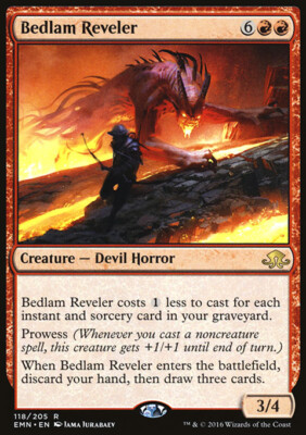 Magic the Gathering MTG Bedlam Reveler (118) Eldritch Moon   LP