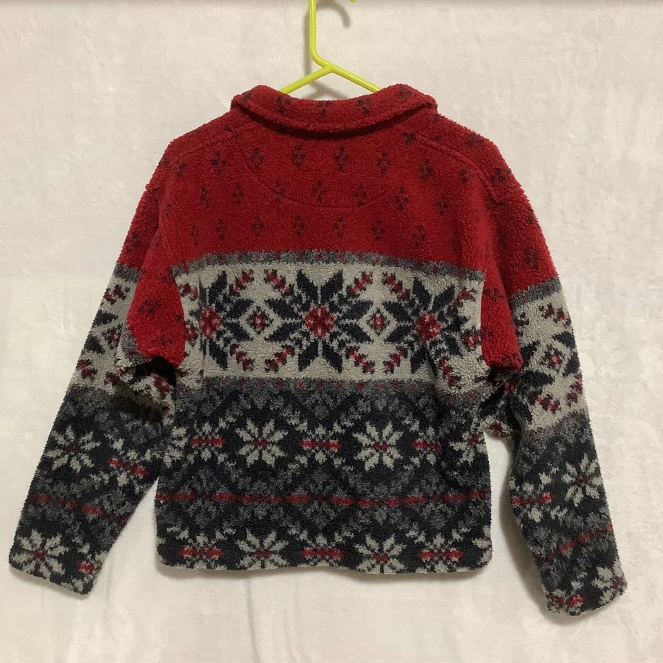 VTG True Grit Big Mesa Berber Snowflake Acrylic Blend Cardigan USA Made SZ S - Image 4 of 4