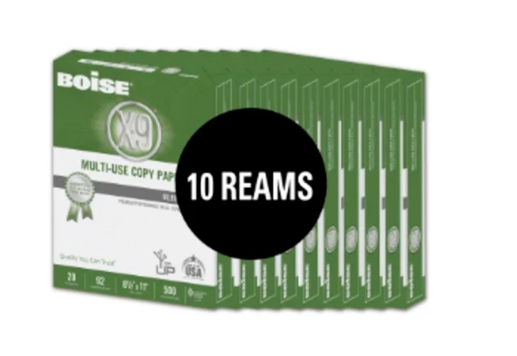 Boise X-9 MultiUse Copy Paper Case Letter Size, 5000 Sheets, 20 Lbs, 10 Reams - Image 2 of 4
