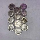 1964 D Roosevelt Silver Dimes, 12-Pack 90% Silver