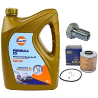 MotoröL Filter Set 5W-30 5 Liter + ÖLablassschraube FüR BMW 3Er 318Is E30 E36