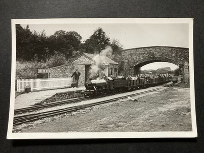 Irton Road Station Ravenglass Eskdale Railway Cumberland Echtfoto Postkarte D25