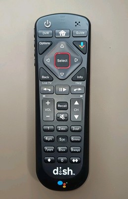 Dish Network 54.0 Voice Remote Controller for Hopper/Joey W/Google Pre-Owned 