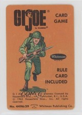 1965 Whitman GI Joe Card Game Header Card 2k3