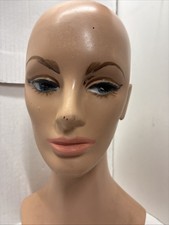 Busto cabeza maniquí vintage años 60 de Fashion Tress? Pintado a mano