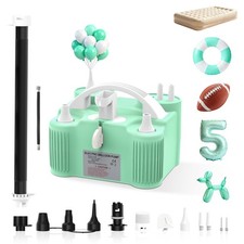 Electric Balloon Pump 4-in-1 Air Pump Portable Electric Balloon Blower Machin...