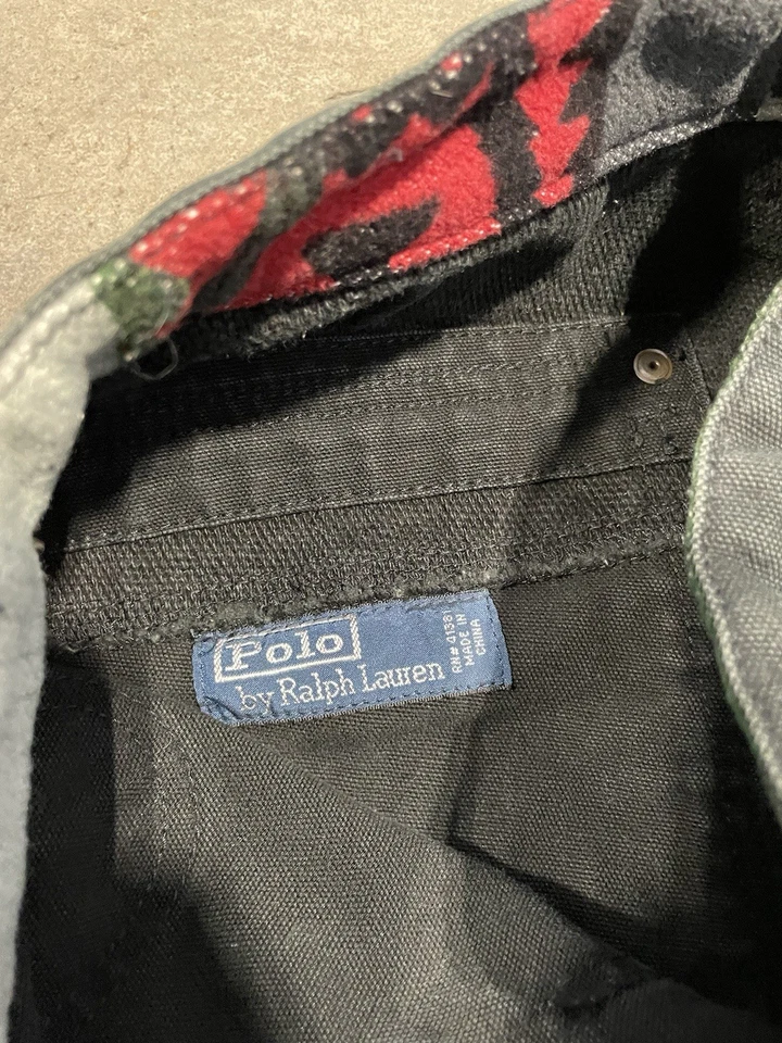 Vintage Polo Ralph Lauren Workwear Canvas Double Knee Carpenter Pants 32x30 - Image 4 of 4