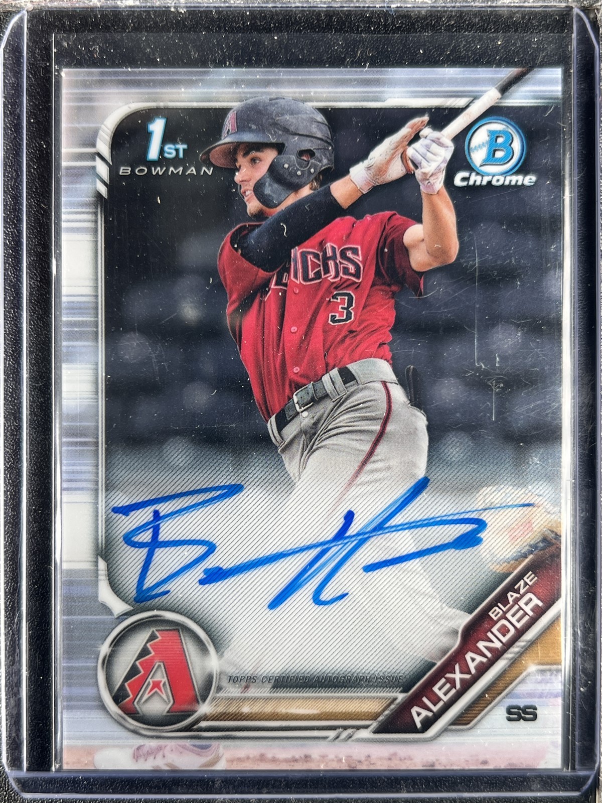 Alexander, Blaze - 2019 Bowman Chrome Prospect - Autograph - INV2