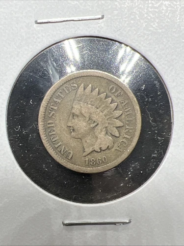 1860 Rounded Bust (P) Indian Head Cent VG Very Good