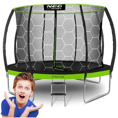 5903890612894 Trampolina ogrodowa profilowana 12ft/374cm z siatką wewnętrzną Neo