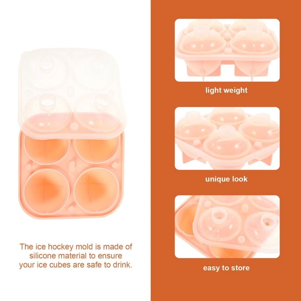  2 Pack Eiswürfelbehälter Eiswürfelbereiter Silikon Eisformen Tabletts - Bild 4 von 4