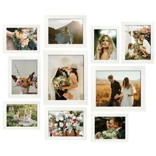 Picture Frame Set 10-Pack, Gallery Wall Frame Collage with 8x10 5x7 4x6 Frame...