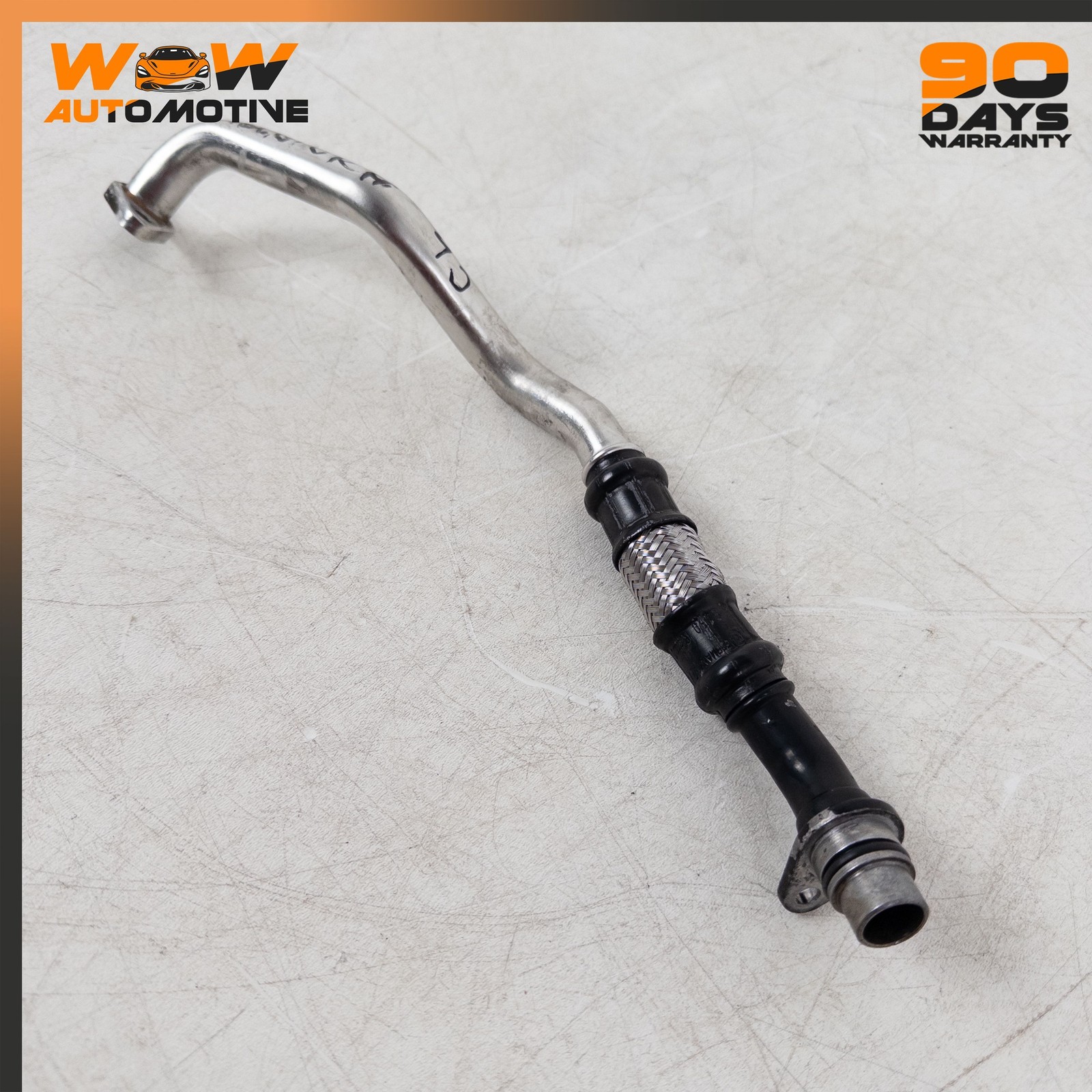 04-19 BENTLEY CONTINENTAL GT FLYING SPUR RIGHT TURBOCHARGER RETURN OIL LINE OEM