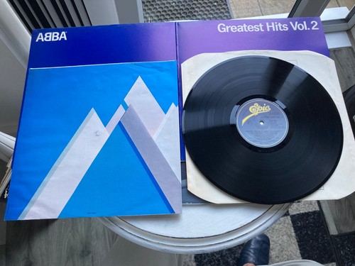 ABBA RARER MINTY ORIG VINYL LP G/HITS VOL.2 S/UNP EPIC EPC 10017 INTERPAK NM G/F - Picture 4 of 23