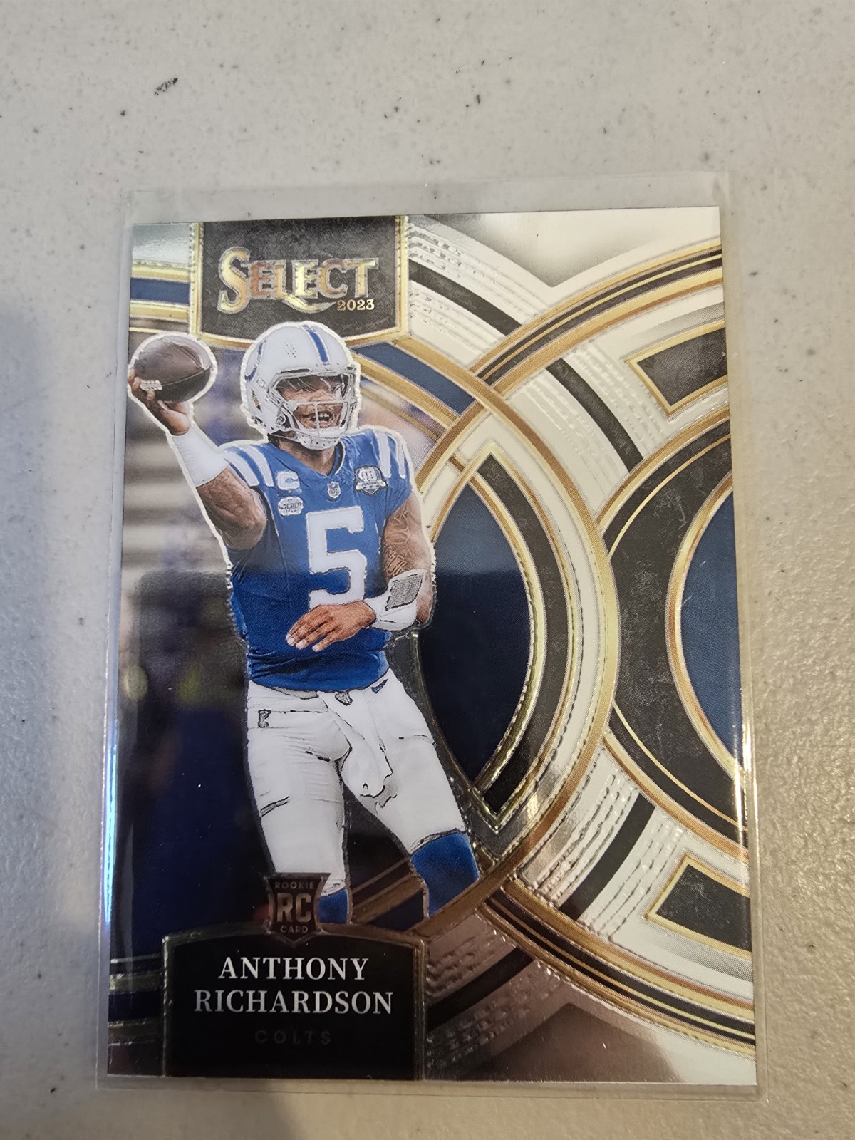 2023 Panini Select - Premier Level Anthony Richardson #117 Silver Prizm (RC)