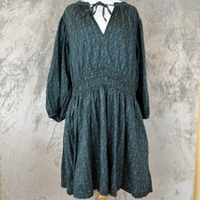 GAP Paisley Smocked-Waist Mini Dress Wmn’s XL