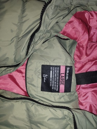 Sublevel Jacke Damen Winterjacke Mantel Winter Steppmantel OM-150 Agave Gr. L - Bild 3 von 5