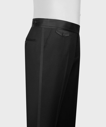 Moda Show Hombres Traje Calce Ajustado Estrás Doble Pecho Baile de graduación Esmoquin Ropa de graduación - Imagen 27 de 38