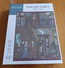  NEW SEALED 1000 PIECE PUZZLE EDWARD GOREY: BABY TOSS