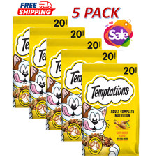 5 Pack, Temptations Adult Complete Nutrition Dry Cat Food-Tasty Chicken, 20 LB 0.80 per pound