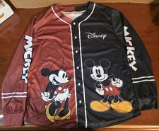 Disney Mickey  Minnie Mouse Official Vintage Baseball shirt Long Sleeve M