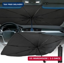 2026 Upgrade Windshield Sun Shade Umbrella, Foldable Car Front Window Sunshade