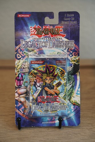 2002 Yugioh LOD 1st Edition Legacy of Darkness Blister Pack Sealed TCG
