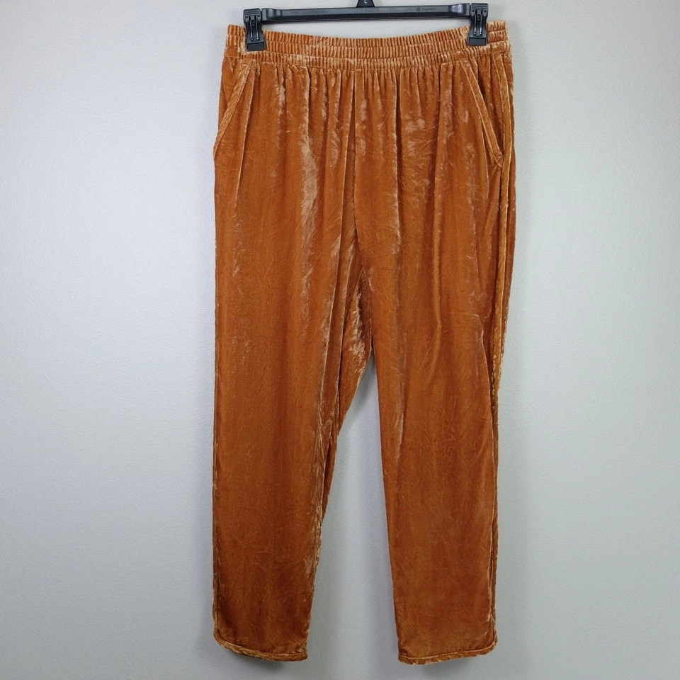 Madewell Women's Track Trousers in Velvet Vintage Gold Size Medium