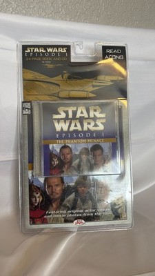 Star Wars Episode I The Phantom Menace Read Along CD & Book 1999 Rhino Brand New
