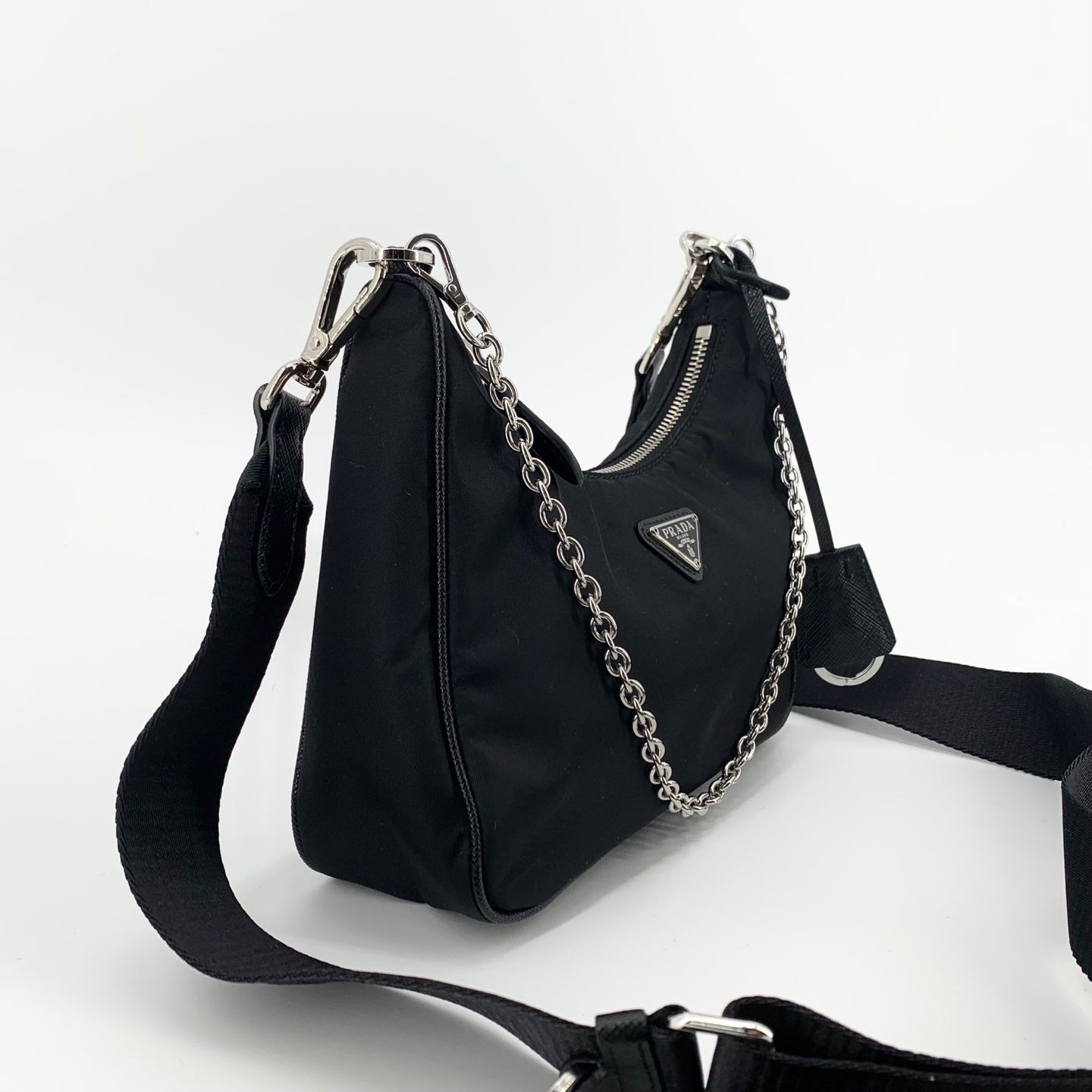 Prada Tesuto Re-Edition Multi Hobo Bag 1BH204 152170364 thumbnail 4