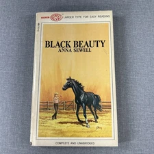 Black Beauty by Anna Sewell 1968 Vintage paperback Book Magnum Easy Eye