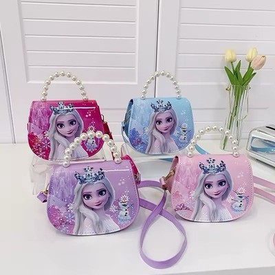 Disney Frozen Elsa Schultertasche   Kindergarten Mädchen, Cartoon Handtasche  