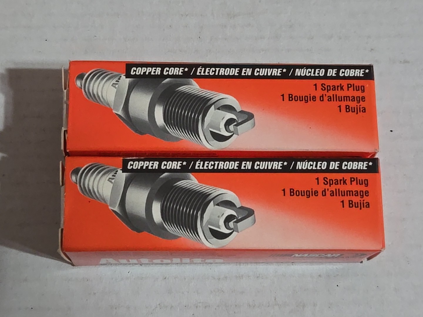Spark Plug-Copper Resistor Autolite 23 Lot Of 2