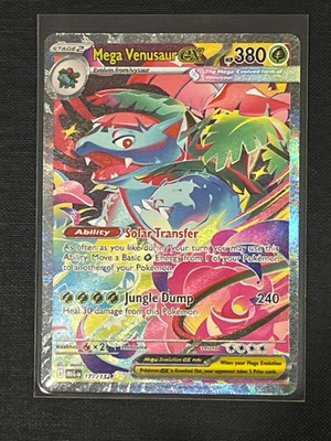 #ad Pokemon Mega Venusaur EX SIR 177 132 Mega Evolution English TCG NM $130.00