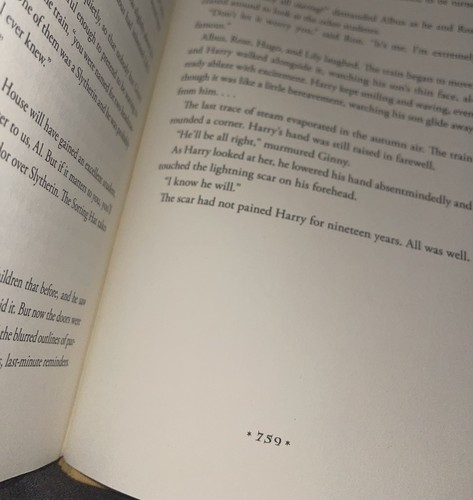 RARE HARRY POTTER and The Deathly Hallows FIRST EDITION Page 759 Error EUC - Picture 2 of 9