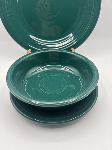 FIESTAWARE 3-teiliges Gedeck dunkelgrün Abendessen, Mittagessen Teller und Müslischale - Bild 6 von 16