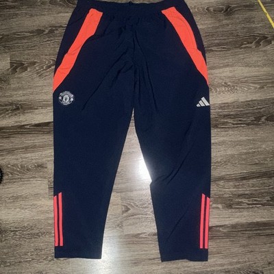 FC MANCHESTER UNITED ENGLAND TRAINING TRACKSUIT PANTS 2024 2025 ADIDAS MEN'S XL
