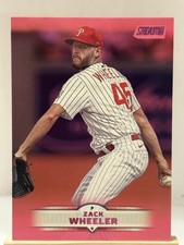 🔥 Zack Wheeler - 2025 Topps Stadium Club Pink Parallel! #114 Phillies Baseball!