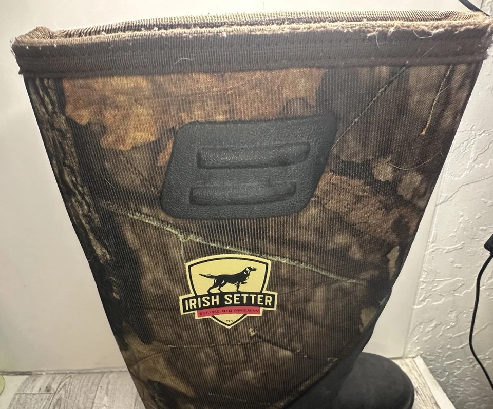 Red Wing Irish Setter Sent Bend Knee High Fit Rubber Hunting Boots Men's Size 8 - Image 2 of 4