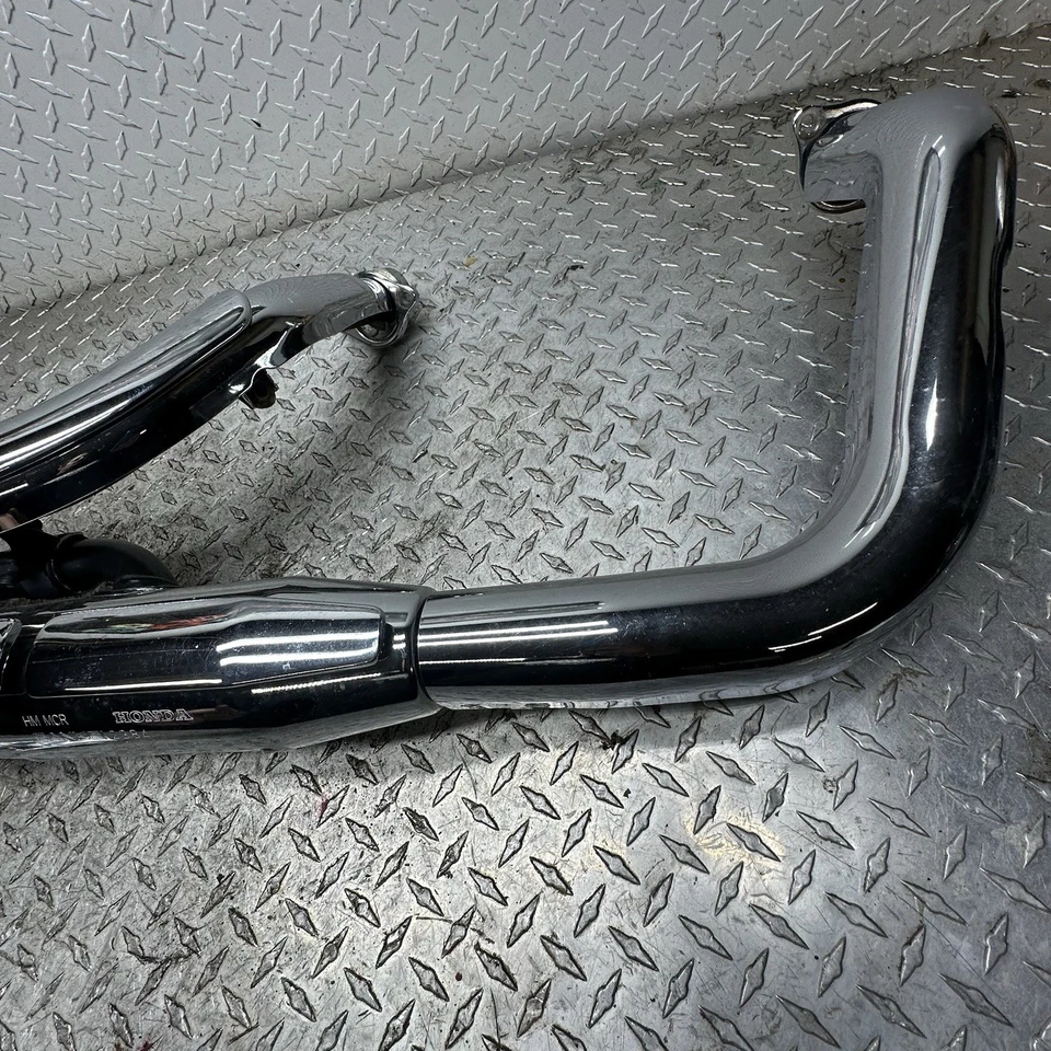 2003 Honda Shadow VT 750 VT750 Spirit Exhaust OEM Exhaust Pipe Scratched - Image 4 of 4