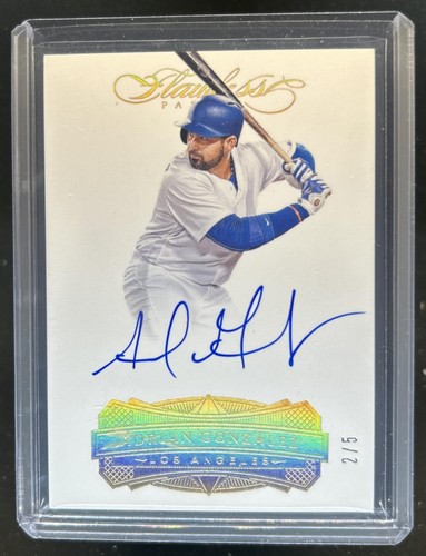 2017 Panini Flawless Adrian Gonzalez Signatures Gold Auto Autograph #/5 Dodgers