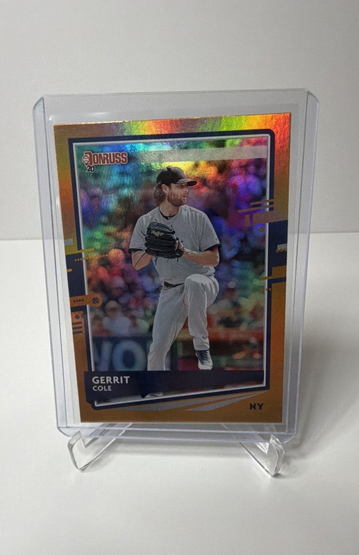 2020 Panini Donruss - Gerrit Cole #115 Holo Orange