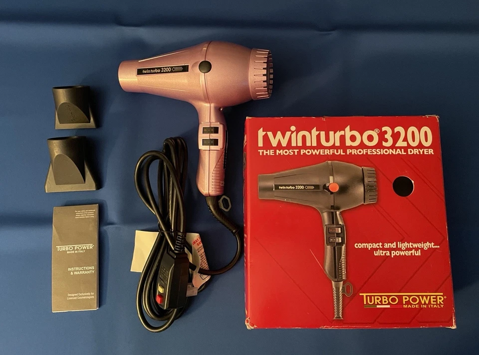 Профессиональный фен TwinTurbo Power 3200 розовый - Изображение 2 из 4