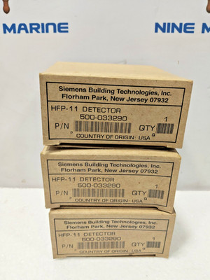 Los Von 3 SIEMENS HFP-11 Brandmelder Rauch Wärme Detektor #NEU (USA Hergestellt)