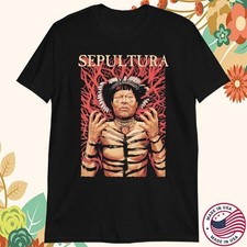 Sepultura Band Roots Album Heavy Cotton Black All Size Tee Shirt TU534