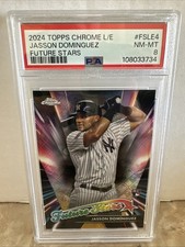 2024 Topps Chrome L/E Jasson Dominguez PSA 8 Future Stars