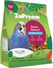 ZuPreem Smart Selects Daily Bird Food for 2 Pound (Pack of 1), Multicolor