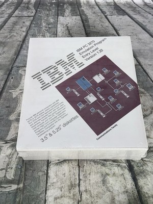 IBM 3270 Emulation Workstation Program Version 1.2.2 w/ Diskettes SEALED!-C