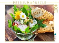 Calvendo Puzzle Fresh Spring Salad | 1000 Pieces, Finished Size 25.2 × 18.9 In (