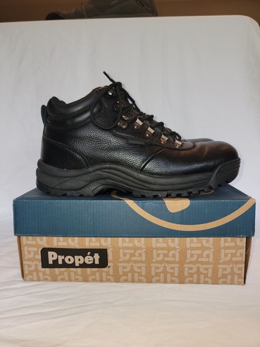 Herren 12 XX (5E) Propet M3188 Cliff Walker Sealtex Wasserdicht Schwarz Wanderschuhe